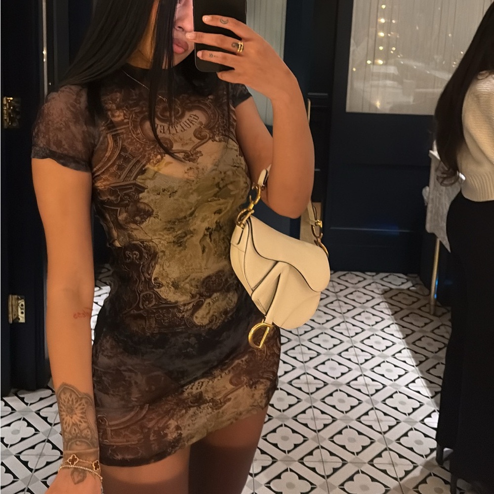 JPG mesh dress